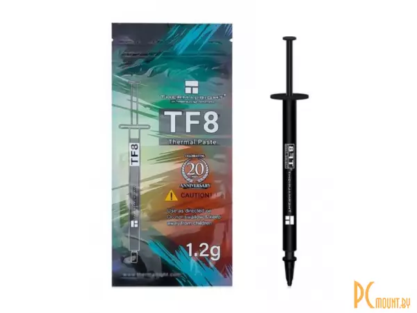 Вентилятор термопаста Thermalright TF8, 1.2 грамма (TF8-1.2G) 13.8 Вт/(м·K)