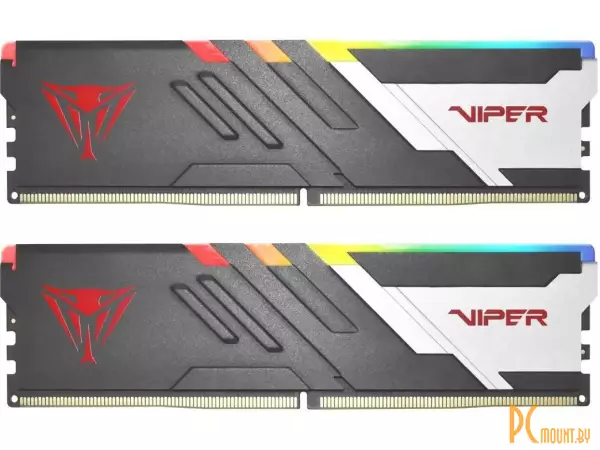 DDR5 32Gb KiTof2 PC-51200 6400MHz Patriot Viper Venom RGB (PVVR532G640C32K) CL32-40-40-84