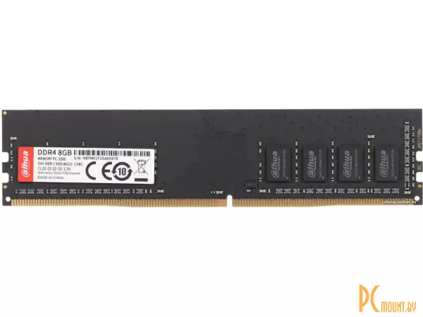 память DDR4 8Gb  Dahua 3200MHz, CL 22T, 1.2V DHI-DDR-C300U8G32