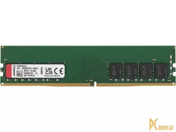 память DDR4 16Gb  Kingston PC-25600 3200MHz KVR32N22S8/16