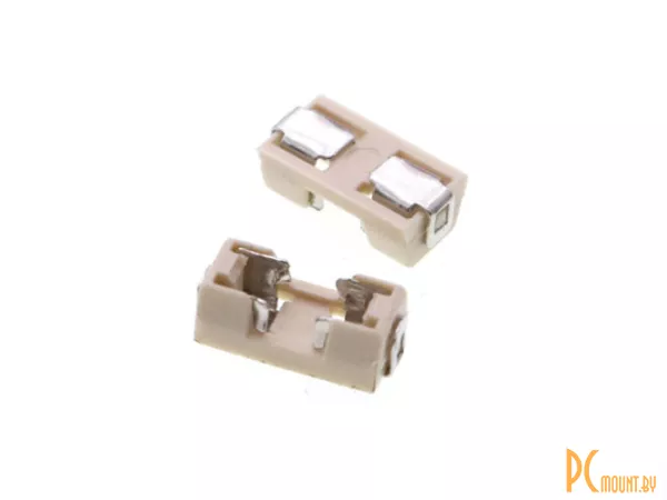 Держатель для предохранителя керамического / Holder for SMD Ceramic Fuse type 1808, 1pcs, 1шт.