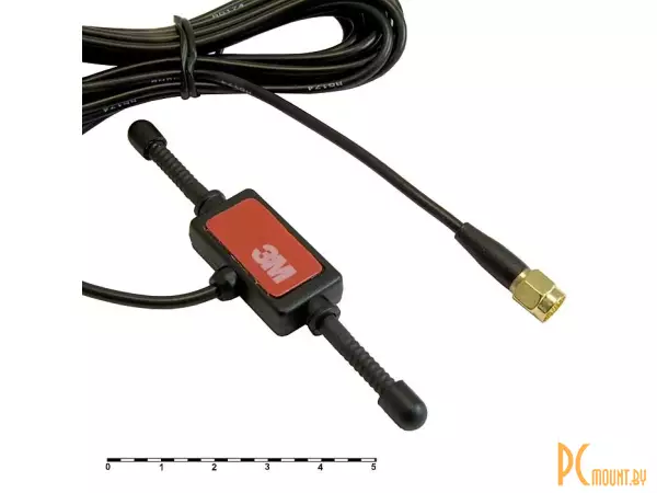 JCYJ9018 (3m RG174) SMA-P GSM антенна дипольная выносная