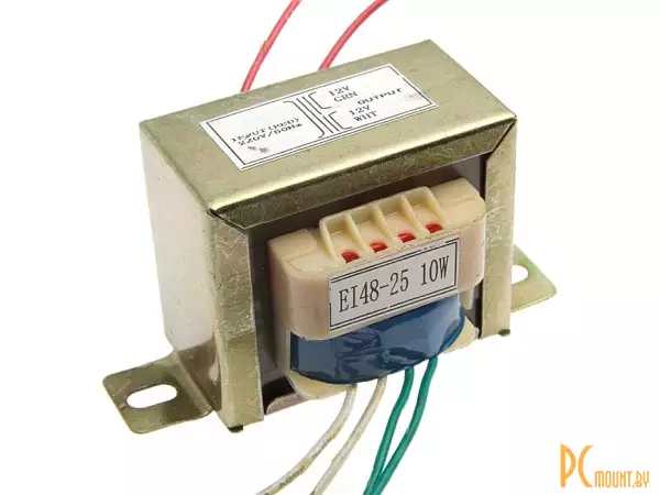 EI48*25 220v to 2x12v 10W Трансформатор