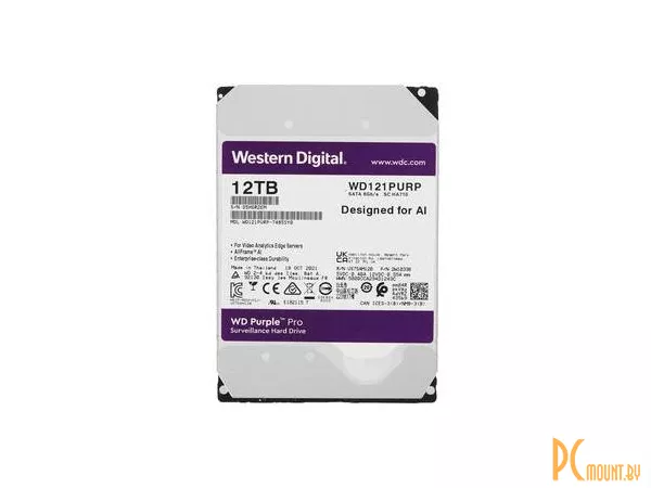 Жесткий диск 12TB WD WD121PURP SATA-III