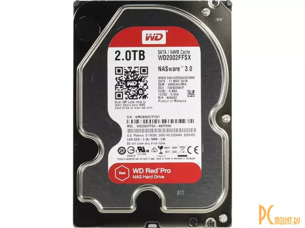 Жесткий диск 2Tb WD WD2002FFSX SATA-III