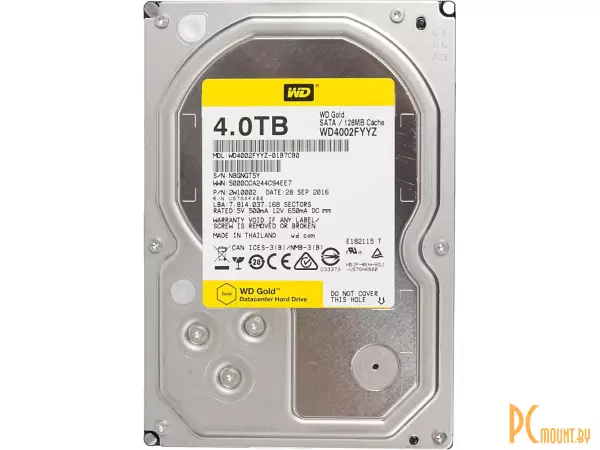 Жесткий диск 4TB WD WD4002FYYZ SATA-III