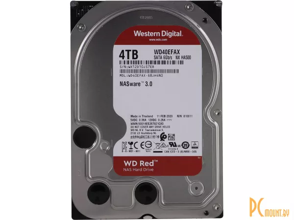 Жесткий диск 4TB WD WD40EFAX SATA-III