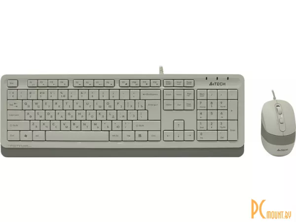 Клавиатура A4Tech Fstyler F1010 White-Grey