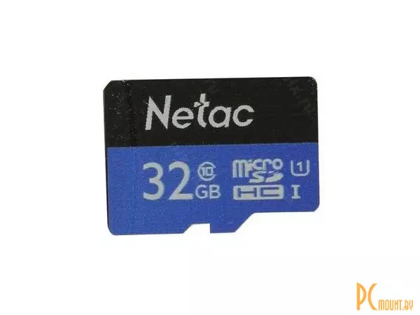 Карта памяти MicroSDHC, 32GB, class 10, UHS-I, U1, Netac NT02P500STN-032G-S