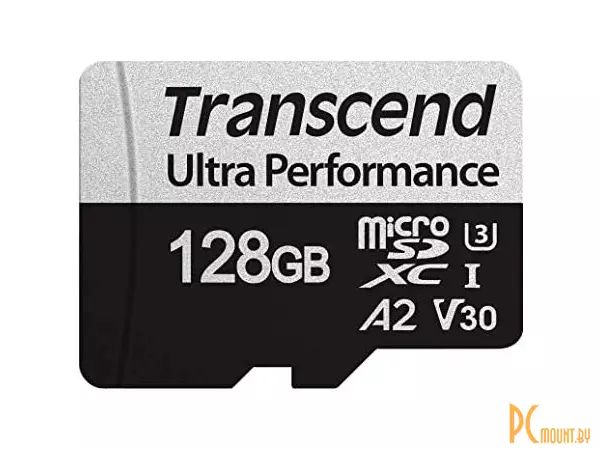 Карта памяти MicroSDXC, 128GB, Сlass 10, UHS-I, U3, Transcend TS128GUSD340S