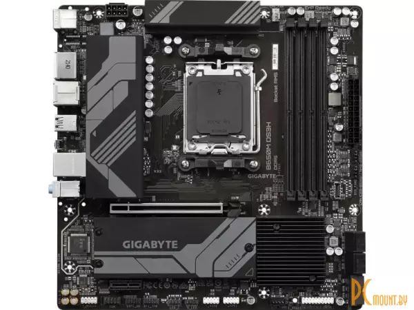 MB Gigabyte B650M Soc-AM5 (B650) PCI-E 4.0x16 PCI-E 3.0x1 2xM.2 RAID 0/1/10 2.5GbE LAN 4xDDR5 6400MHz+ HDMI+2xDP mATX RTL DS3H