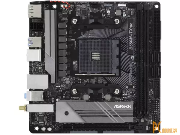 Материнская плата Asrock B550M-ITX/AC Soc-AM4