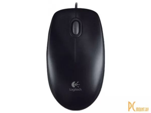 Мышь Logitech-OEM B100 Optical USB Mouse Black (910-003357)