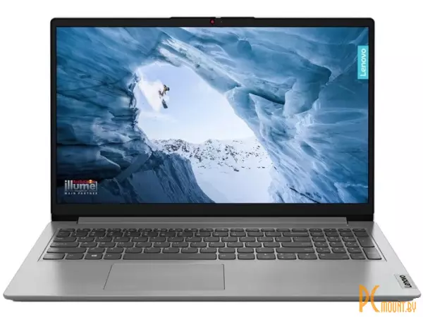 Ноутбук IdeaPad 1 15IGL7  15.6" Intel N4020, 4ГБ, SSD 256ГБ, 1366 x 768, без ОС, серебристый, аккумулятор 42 Вт·ч 82V700CVPS