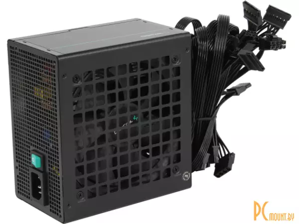 бП Deepcool 500W PF500 (R-PF500D-HA0B-EU) (ATX 2.4 500W, PWM 120mm fan, 80 PLUS, Active PFC) RET