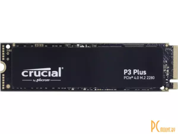 твердотельный накопитель Crucial (M.2 2280 PCI Express 4.0 x4 (NVMe) 4700/1900 МБайт/с) CT500P3PSSD8 500Gb 