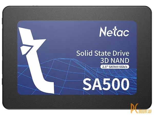 Купить 256GB Netac NT01SA500-256-S3X 25" SATA-III в Минске и Беларуси