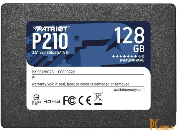 SSD 128GB Patriot P210S128G25 25" SATA-III