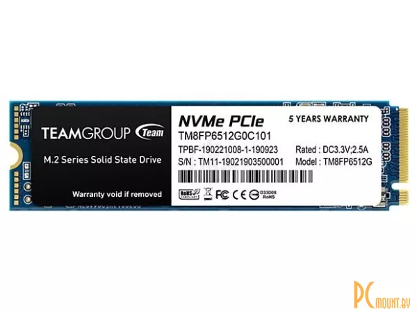 SSD 512GB Team TM8FP6512G0C101 M.2 2280