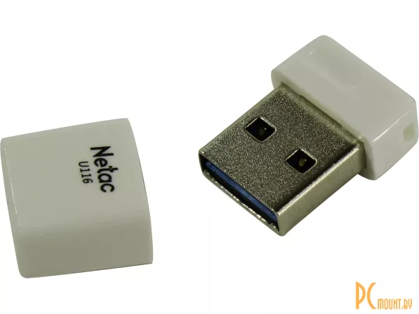 USB память 64GB, USB 3.0, Netac U116 NT03U116N-064G-30WH