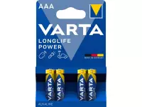 Батарейка AAA LR03 Varta LONGLIFE POWER Алкалайн блистер 4 шт.