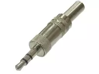 SZC-0018 / NP-144 stereo 3.5 mm Аудио разъем Jack штекер на кабель, металлический