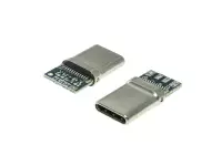 USB3.1 TYPE-C 24PM-024 Разъем USB штекер на кабель