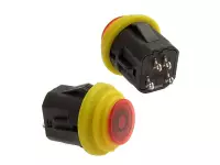 SB572 IP65 on-off ф16mm 3A/250V Переключатель кнопочный , красный