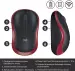 Мышь Logitech M185 Wireless Red (910-002633)