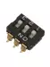 Переключатель 3-Way DIP Switch KF KF-2543-6P, 0,25A, 25V DC, pitch 2,54mm