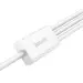 Кабель Baseus One-For-Three Fast Charging Data Cable 3.5A USB Type-A - USB Type-C/microUSB/Lightning (0.5 м, белый)